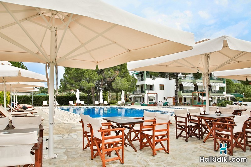 Alexandros Hotel, Εξωτερικοί χώροι