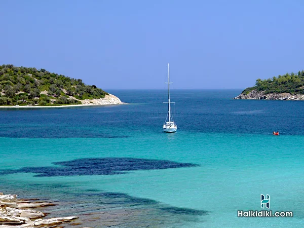 Halkidiki: Lagonisi beach, Sithonia