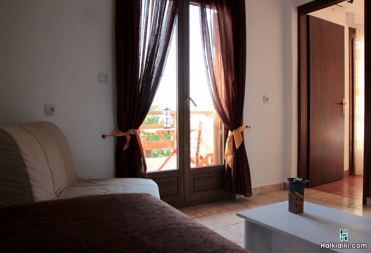 Christaras Apartments, First floor apartment No2 (2+1) -1 double bed & 1 single bed.